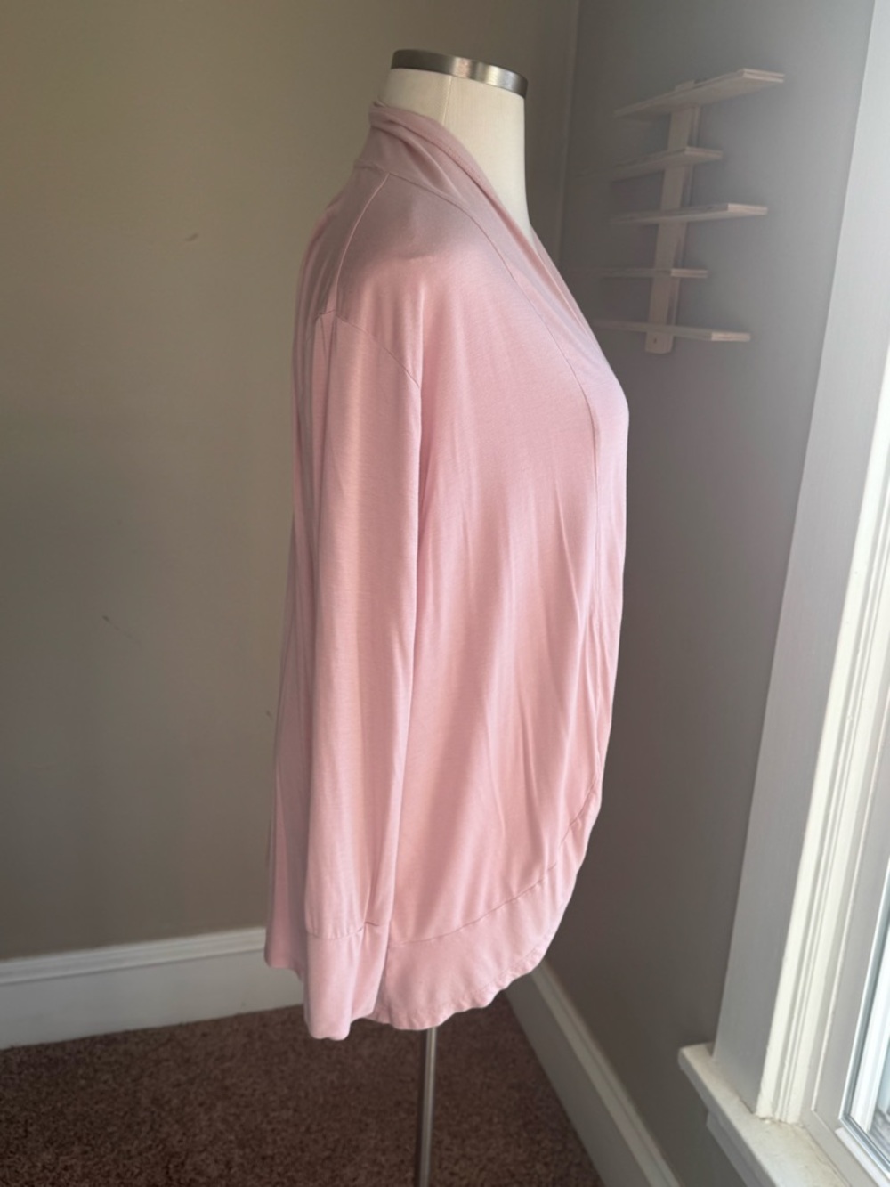 Maurices Light Pink Open-Front Women’s Cardigan Sweater - Picture 5 of 9